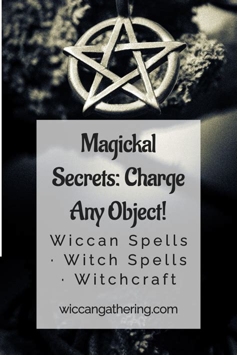 Wiccan defensive spell object